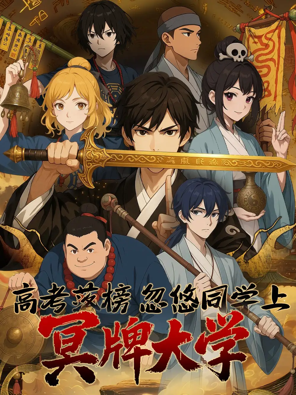 短剧《高考落榜，忽悠同学上冥牌大学》高清完整版全集免费在线观看